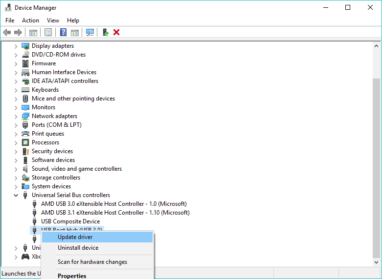 Invalid device descriptor windows 10
